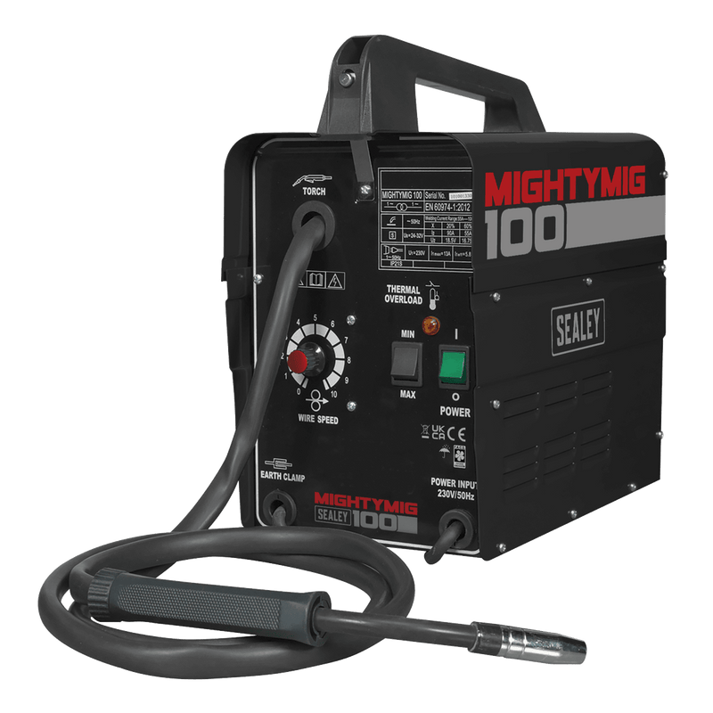 Sealey MIGHTYMIG100 No - Gas MIG Welder 100Amp 230V - MIGHTYMIG100 - Sealey Tools UK - Trade Counter Direct