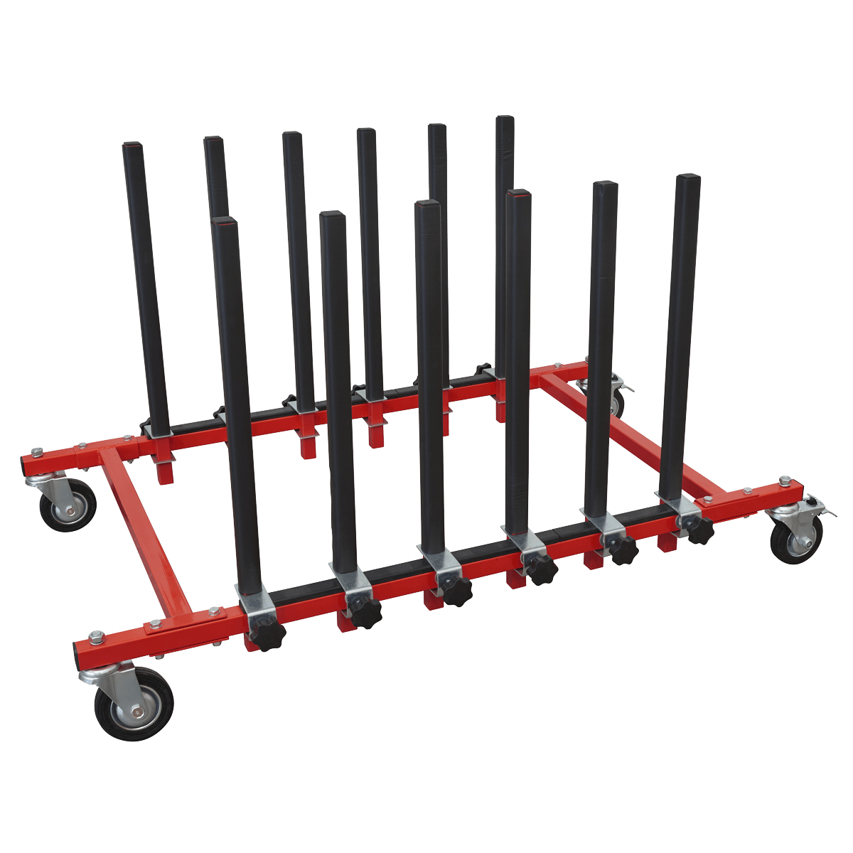 Sealey MK76 Panel Storage Rack Mobile Holds 5 Panels - MK76 - Sealey Tools UK - Trade Counter Direct