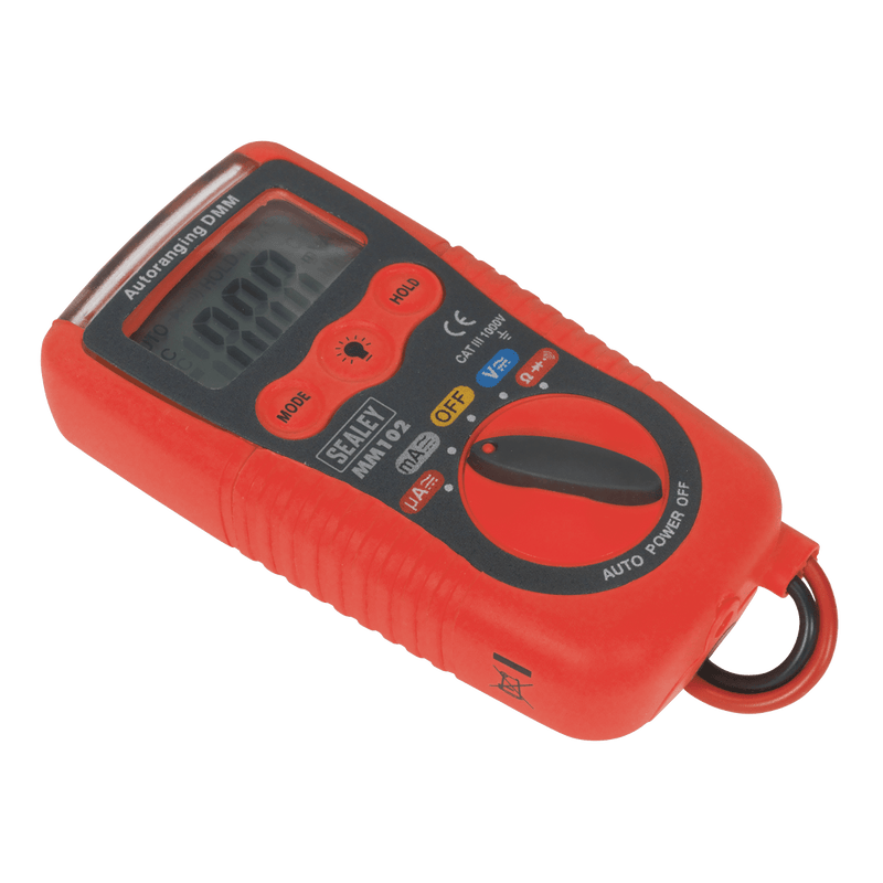 Sealey MM102 Professional Auto-Ranging Digital Multimeter - MM102 - Sealey Tools UK - Trade Counter Direct