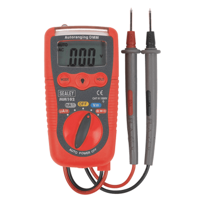 Sealey MM102 Professional Auto-Ranging Digital Multimeter - MM102 - Sealey Tools UK - Trade Counter Direct