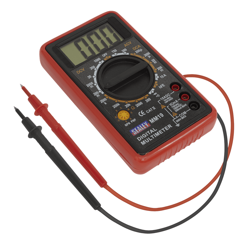 Sealey MM19 Digital Multimeter 7 - Function - MM19 - Sealey Tools UK - Trade Counter Direct