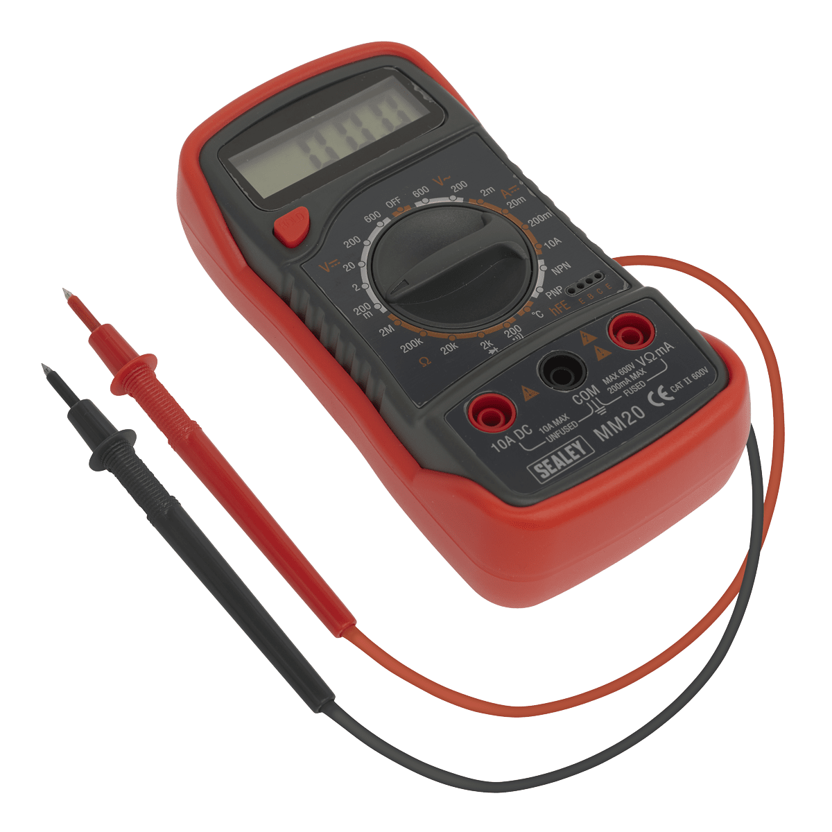 Sealey MM20 Digital Multimeter 8 Function with Thermocouple - Electrics - SLY-11548 - Sealey Tools UK - Trade Counter Direct