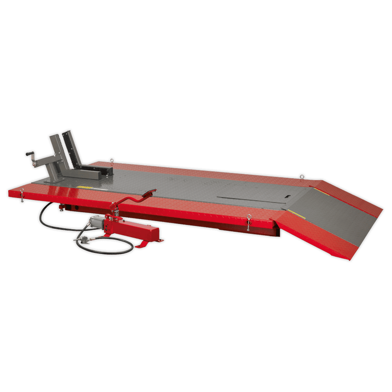Sealey MT680 Mini Tractor/Quad/Motorcycle Lift 680kg Capacity Air/Hydraulic - Quad/Mini Tractor Lifts - SLY-12687 - Sealey Tools UK - Trade Counter Direct