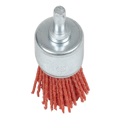 Sealey NFBE25 25mm Nylon Filament End Brush with 6mm Shaft - NFBE25 - Sealey Tools UK - Trade Counter Direct