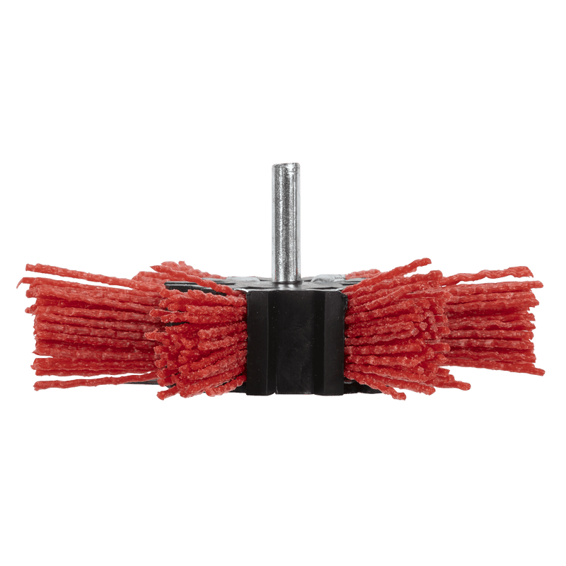 Sealey NFBS100 100mm Nylon Filament Strip Brush with 6mm Shaft - NFBS100 - Sealey Tools UK - Trade Counter Direct