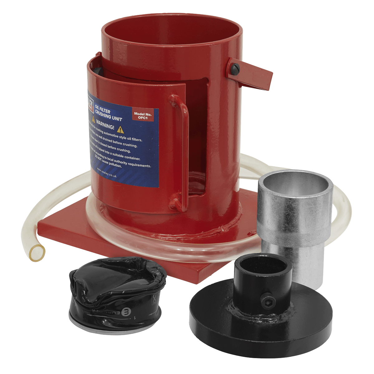 Sealey OFC1 Oil Filter Crushing Unit - OFC1 - Sealey Tools UK - Trade Counter Direct