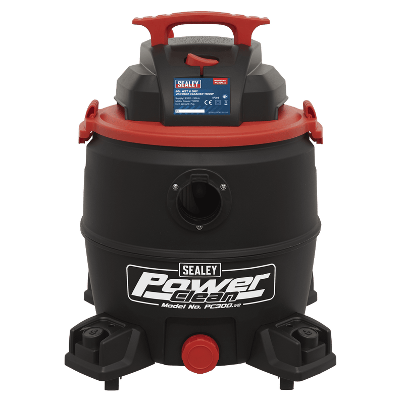 Sealey PC300 30L Wet & Dry Vacuum Cleaner 1100W - PC300 - Sealey Tools UK - Trade Counter Direct