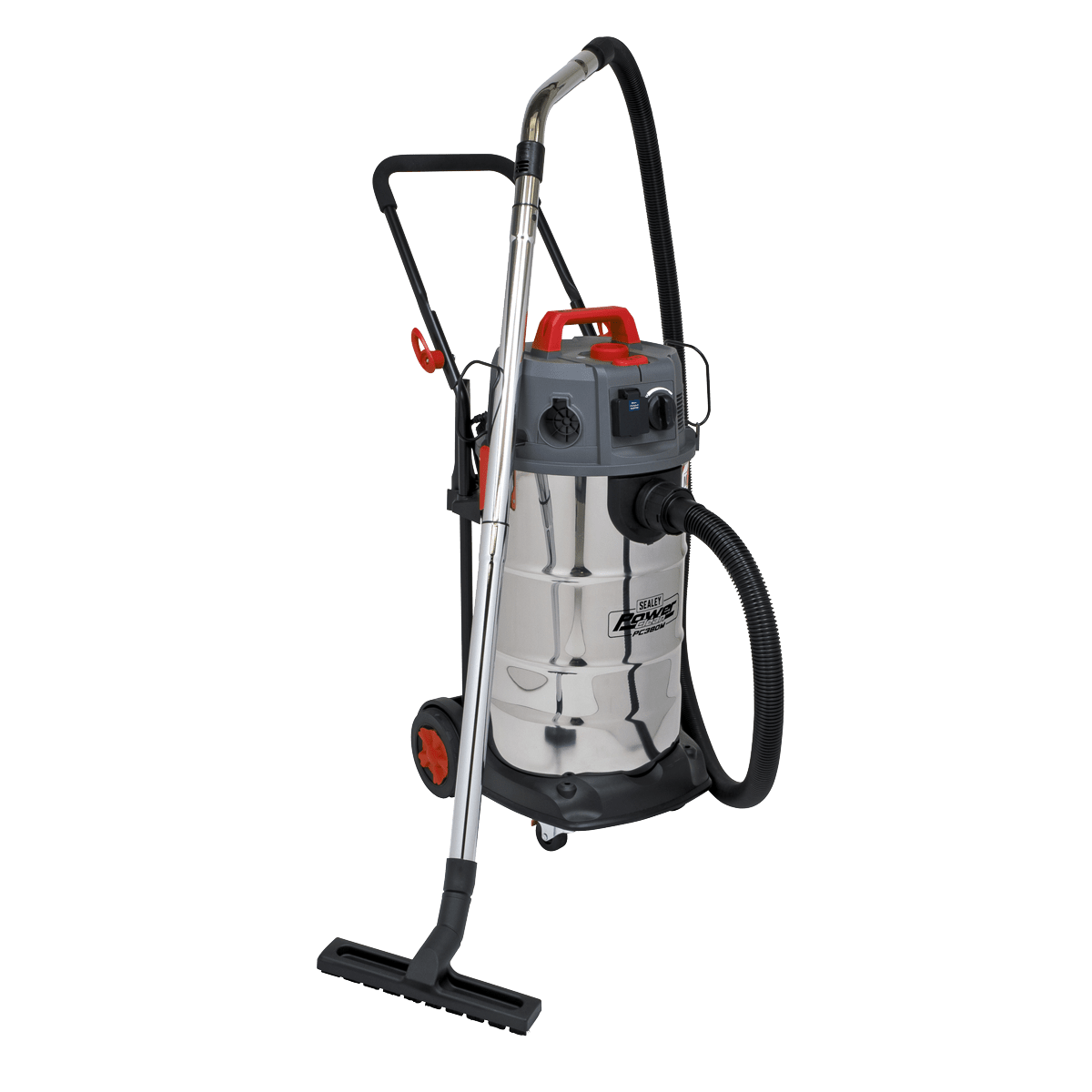 Sealey PC380M Vacuum Cleaner Industrial Dust - Free Wet/Dry 38L 1500W/230V Stainless Steel Drum M Class Filtration - PC380M - Sealey Tools UK - Trade Counter Direct