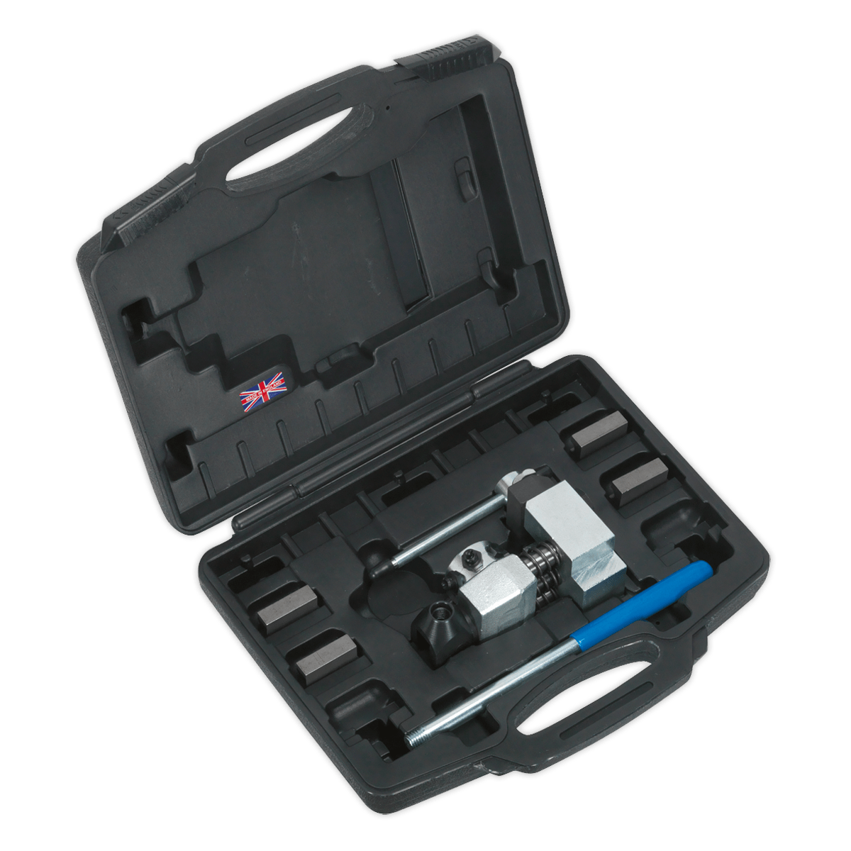 Sealey PFT07 Turret Type Brake Pipe Flaring Kit - PFT07 - Sealey Tools UK - Trade Counter Direct