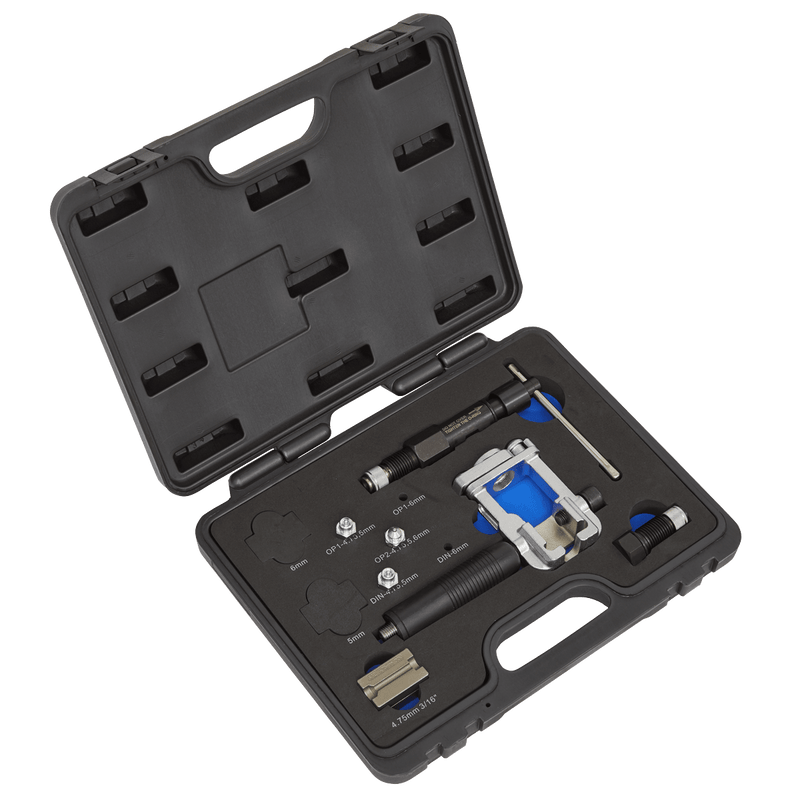 Sealey PFT10 On - Vehicle Hydraulic Brake Pipe Flaring Tool Kit - PFT10 - Sealey Tools UK - Trade Counter Direct
