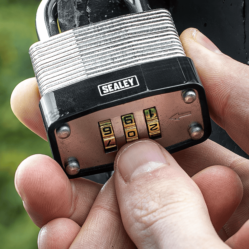 Sealey PL301C Steel Body Combination Padlock 40mm - PL301C - Sealey Tools UK - Trade Counter Direct