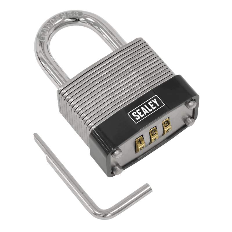 Sealey PL301C Steel Body Combination Padlock 40mm - PL301C - Sealey Tools UK - Trade Counter Direct