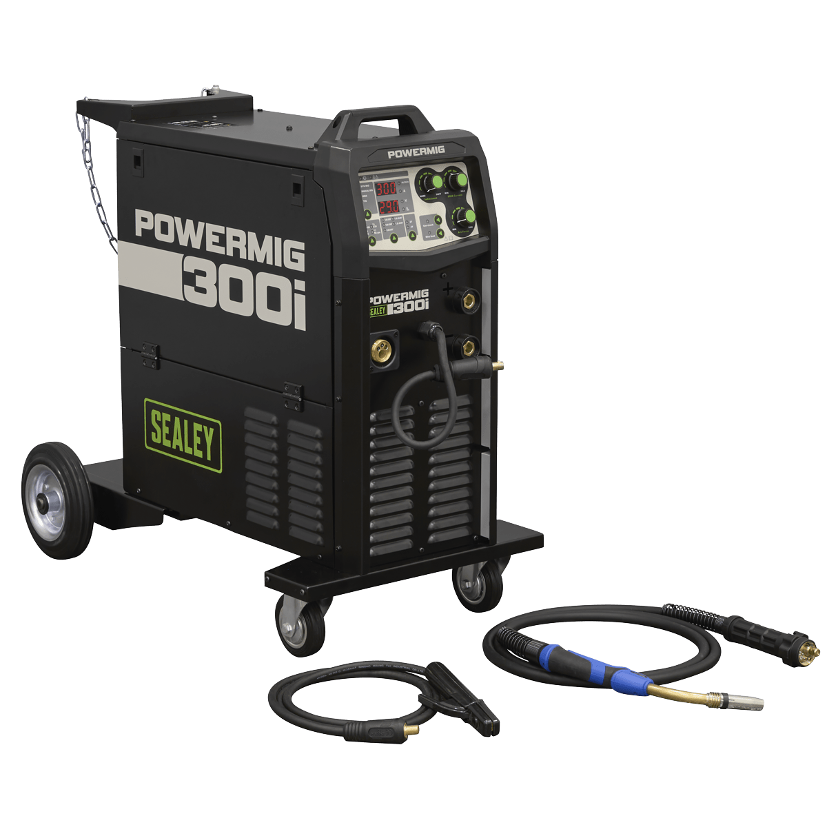 Sealey POWERMIG300I 300A Professional Gas/Gasless MIG/TIG/MMA Inverter Welder 400V 3ph - POWERMIG300I - Sealey Tools UK - Trade Counter Direct