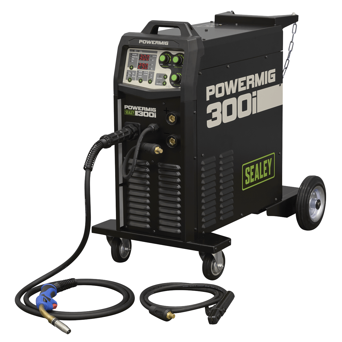 Sealey POWERMIG300I 300A Professional Gas/Gasless MIG/TIG/MMA Inverter Welder 400V 3ph - POWERMIG300I - Sealey Tools UK - Trade Counter Direct