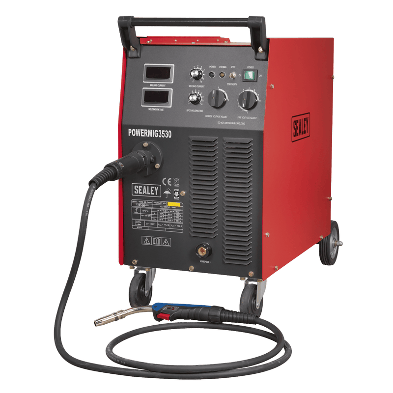 Sealey POWERMIG3530 Professional MIG Welder 300A 415V 3ph with Binzel® Euro Torch - POWERMIG3530 - Sealey Tools UK - Trade Counter Direct
