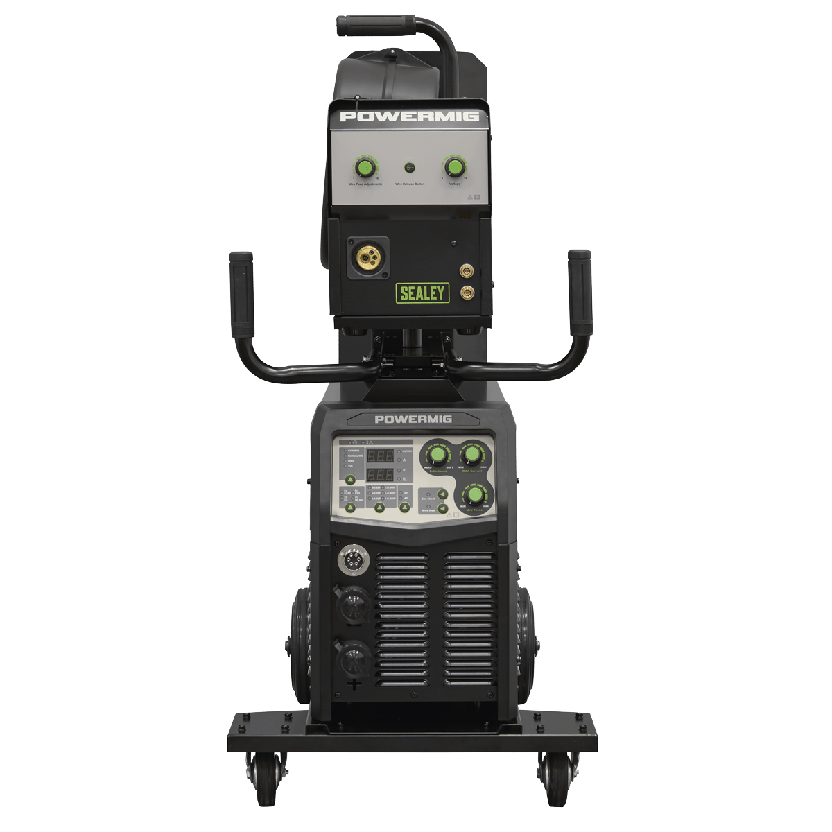 Sealey POWERMIG500I 500A Professional Gas/Gasless MIG/TIG/MMA Inverter Welder With Portable Wire Feeder 400V/3ph - POWERMIG500I - Sealey Tools UK - Trade Counter Direct
