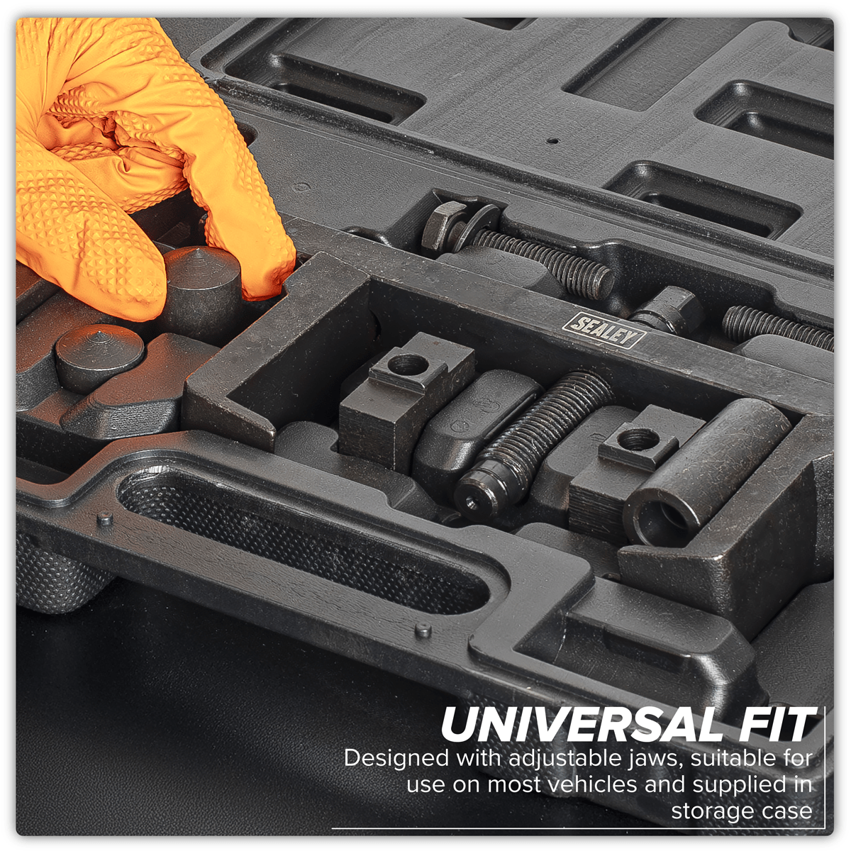 Sealey PS997 Crankshaft Pulley Removal Tool Set 12pc - PS997 - Sealey Tools UK - Trade Counter Direct