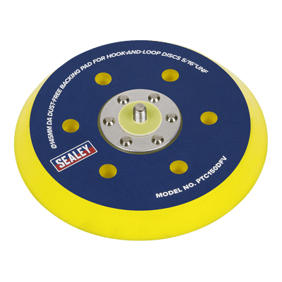 Sealey PTC150DFV DA Dust - Free Backing Pad for Hook - and - Loop Discs Ø145mm 5/16"UNF - PTC150DFV - Sealey Tools UK - Trade Counter Direct