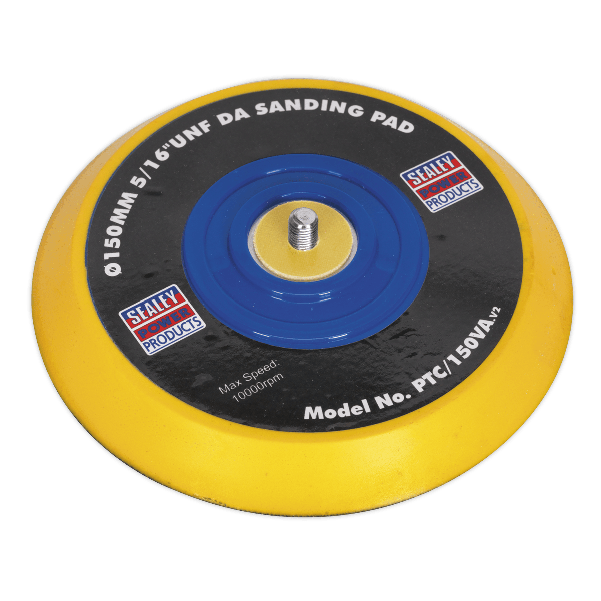 Sealey PTC/150VA DA Backing Pad for Hook - and - Loop Discs 145mm 5/16"UNF - PTC/150VA - Sealey Tools UK - Trade Counter Direct