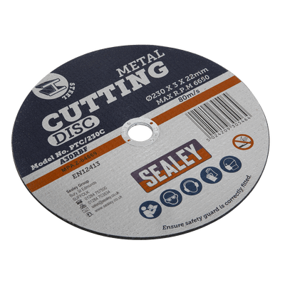 Sealey PTC/230C 230 x 3mm Cutting Disc 22mm Bore - PTC/230C - Sealey Tools UK - Trade Counter Direct