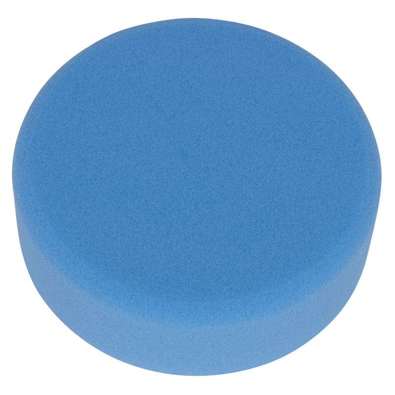 Sealey PTC/CH/M14-B 150 x 50mm Buffing & Polishing Foam Head M14 x 2mm - Blue/Medium - PTC/CH/M14-B - Sealey Tools UK - Trade Counter Direct