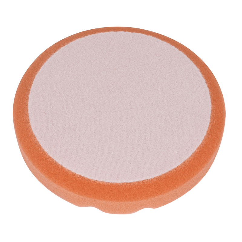Sealey PTCCHW150O Hook-and-Loop Buffing & Polishing Foam Head 150 x 25mm - Orange/Firm - PTCCHW150O - Sealey Tools UK - Trade Counter Direct
