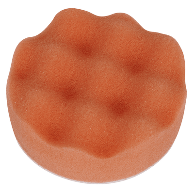 Sealey PTCCHW80O Hook-and-Loop Buffing & Polishing Foam Head 80 x 25mm - Orange/Firm - PTCCHW80O - Sealey Tools UK - Trade Counter Direct