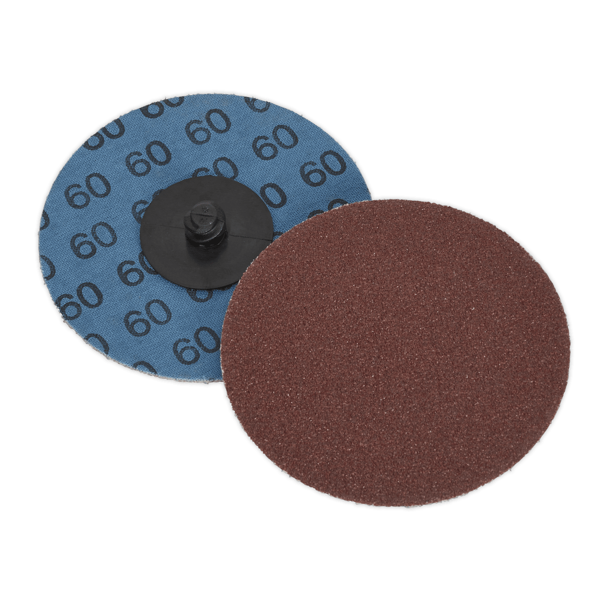 Sealey PTCQC7560 Quick - Change Sanding Disc Ø75mm 60Grit Pack of 10 - PTCQC7560 - Sealey Tools UK - Trade Counter Direct