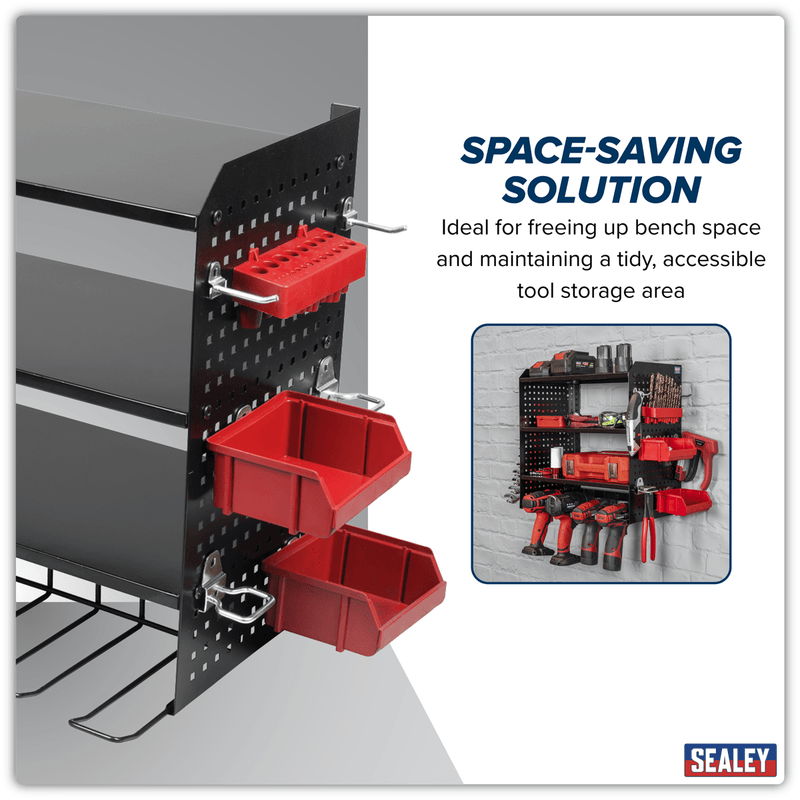 Sealey PTSR4 Power Tool Storage Rack with Shelves - PTSR4 - Sealey Tools UK - Trade Counter Direct