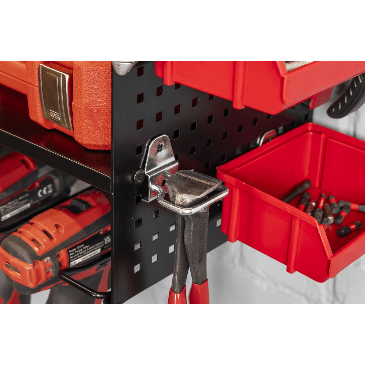 Sealey PTSR4 Power Tool Storage Rack with Shelves - PTSR4 - Sealey Tools UK - Trade Counter Direct