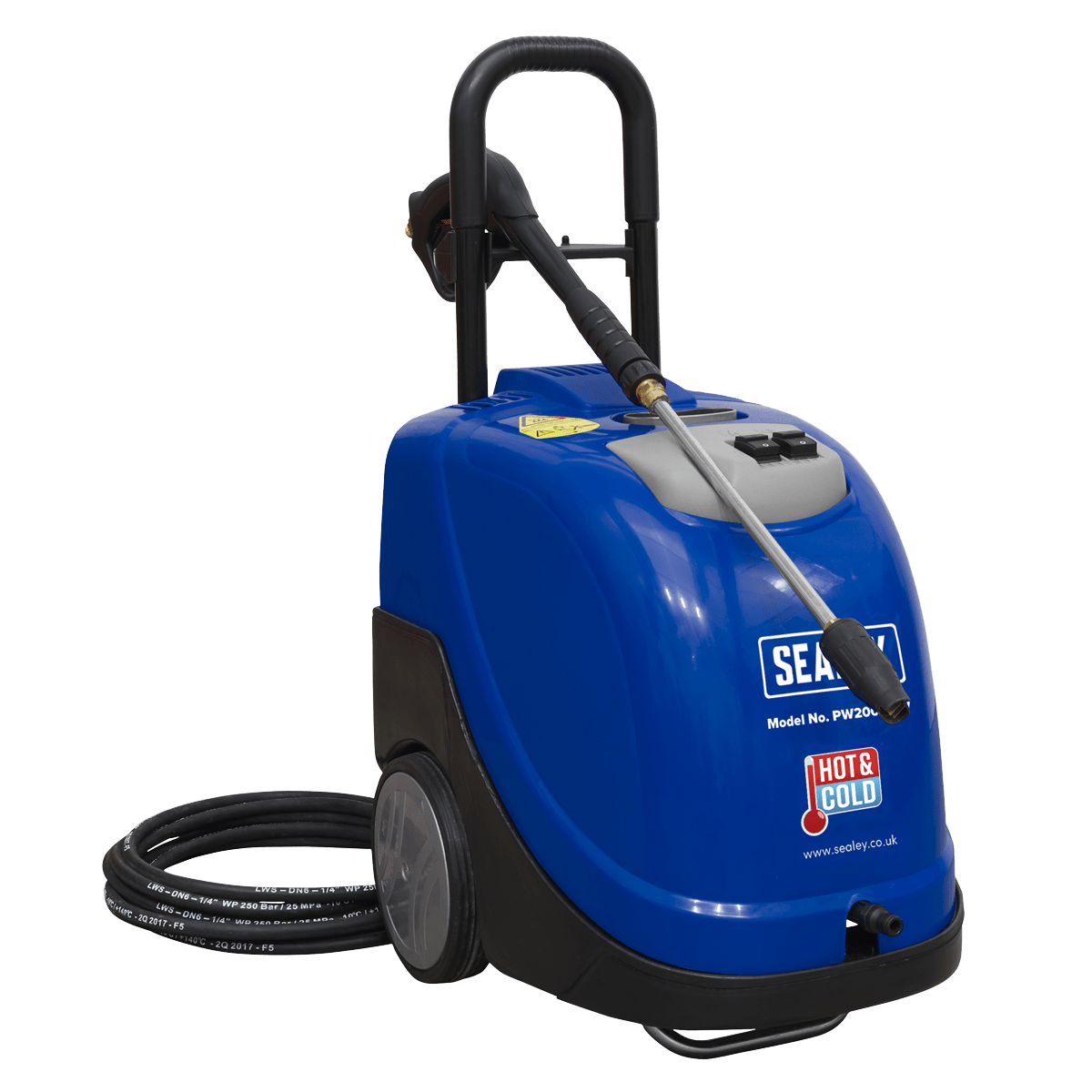 Sealey PW2000HW Hot Water Pressure Washer 135bar 230V - PW2000HW - Sealey Tools UK - Trade Counter Direct