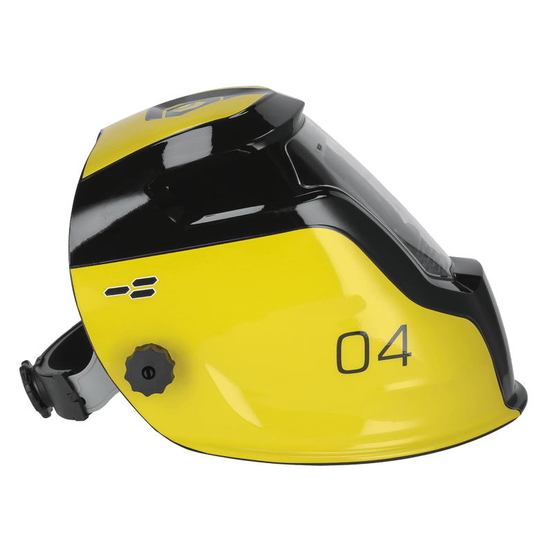 Sealey PWH4 Auto Darkening Welding Helmet Shade 9-13 - Yellow - PWH4 - Sealey Tools UK - Trade Counter Direct