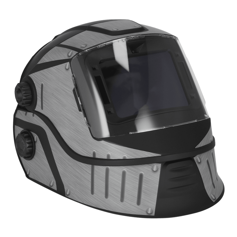 Sealey PWH603 Auto Darkening Solar Powered Flip-Up Welding Helmet Shade 9-13 - PWH603 - Sealey Tools UK - Trade Counter Direct