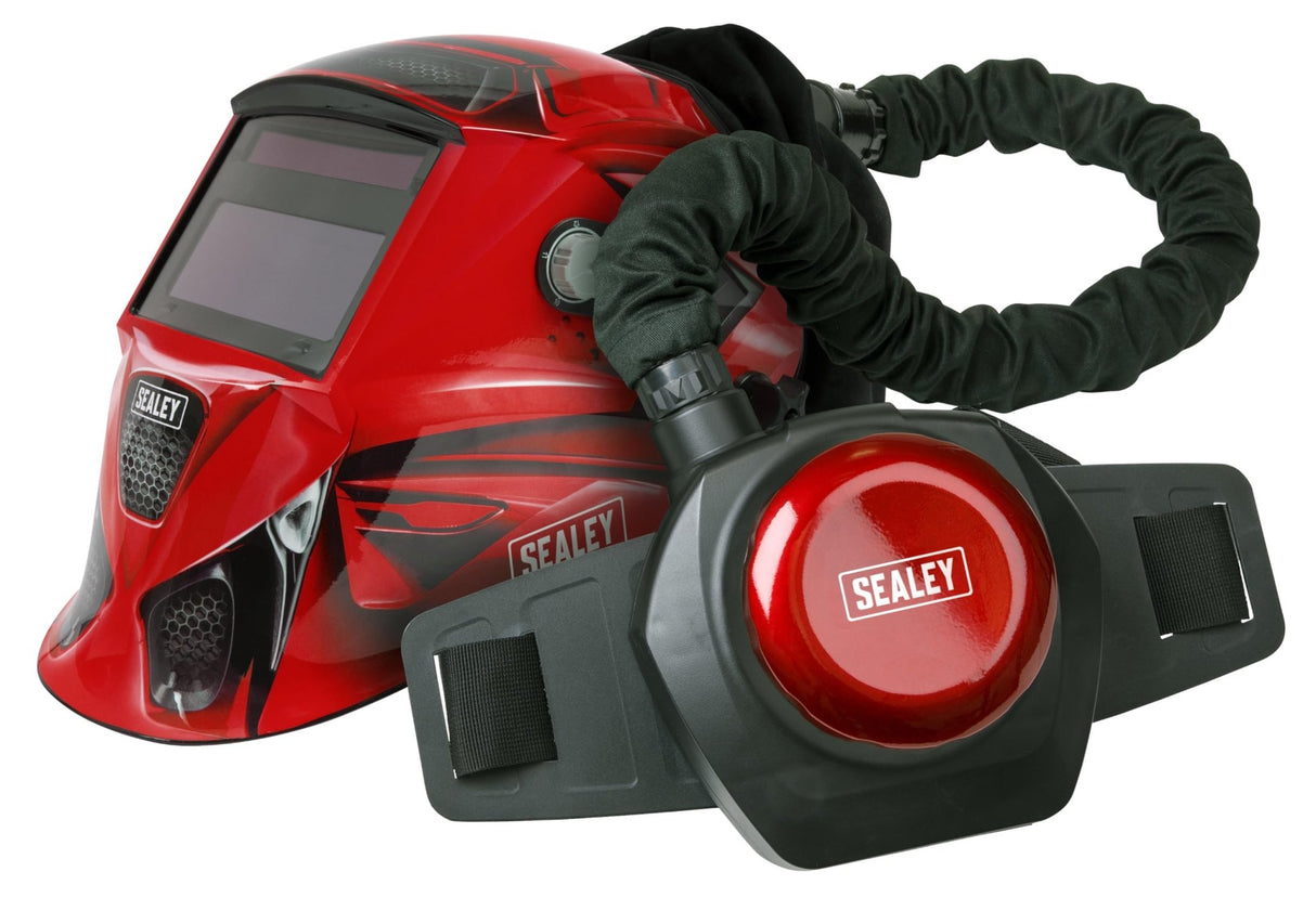Sealey PWH617 Welding Helmet with TH2 Powered Air Purifying Respirator (PAPR) Auto Darkening - PWH617 - Sealey Tools UK - Trade Counter Direct