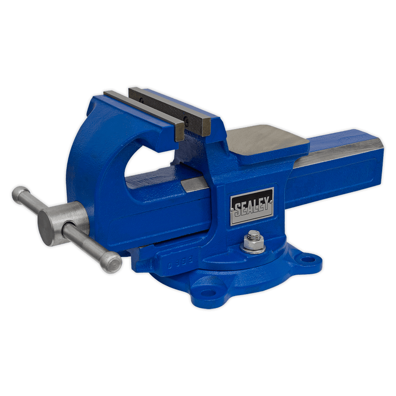 Sealey QAVE125 Vice 125mm Quick Action Swivel Base SG Iron - QAVE125 - Sealey Tools UK - Trade Counter Direct