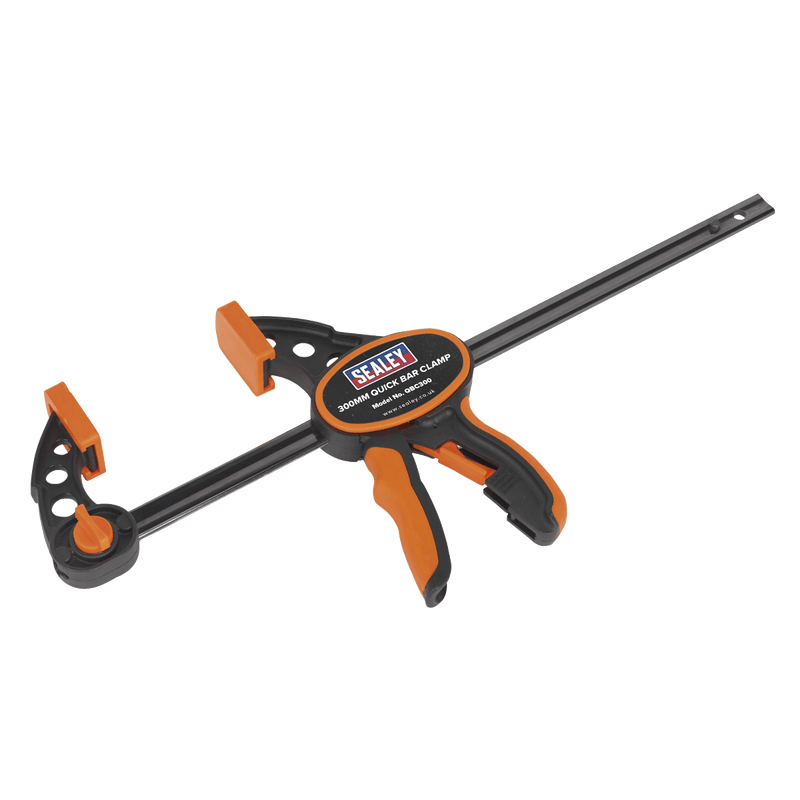 Sealey QBC3002 Quick Bar Clamp Set 300mm 2pc - QBC3002 - Sealey Tools UK - Trade Counter Direct