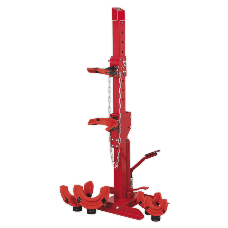 Sealey RE2311 Coil Spring Compressing Station with Gauge Hydraulic 2000kg Capacity - RE2311 - Sealey Tools UK - Trade Counter Direct