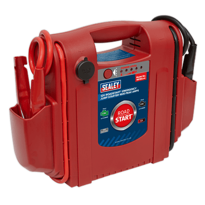 Sealey RS102 RoadStart Emergency Power Pack 12V 1600 Peak Amps - Mobile Power Systems - SLY-8763 - Sealey Tools UK - Trade Counter Direct
