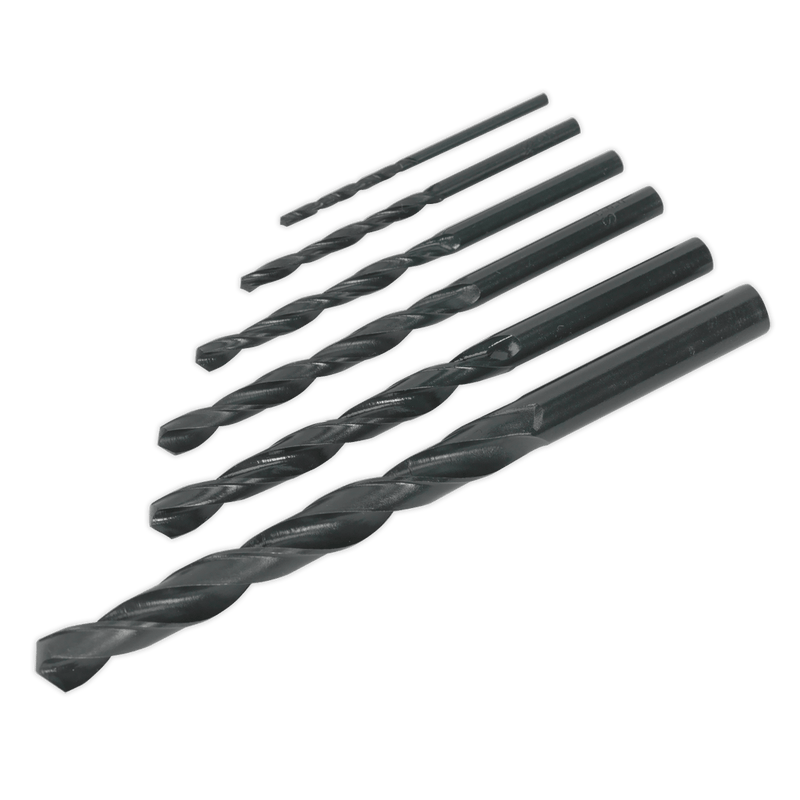 Sealey S01039 Siegen HSS Drill Bit Set 6pc - DIN 338 - S01039 - Sealey Tools UK - Trade Counter Direct