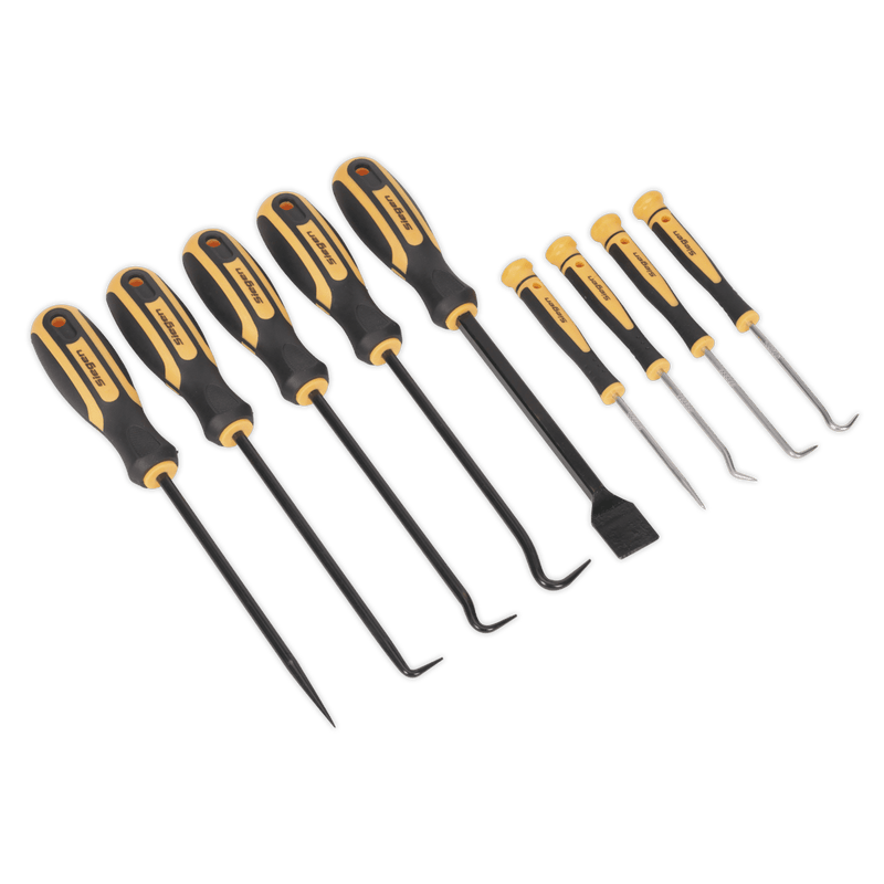 Sealey S01103 Scraper & Hook Set 9pc - S01103 - Sealey Tools UK - Trade Counter Direct