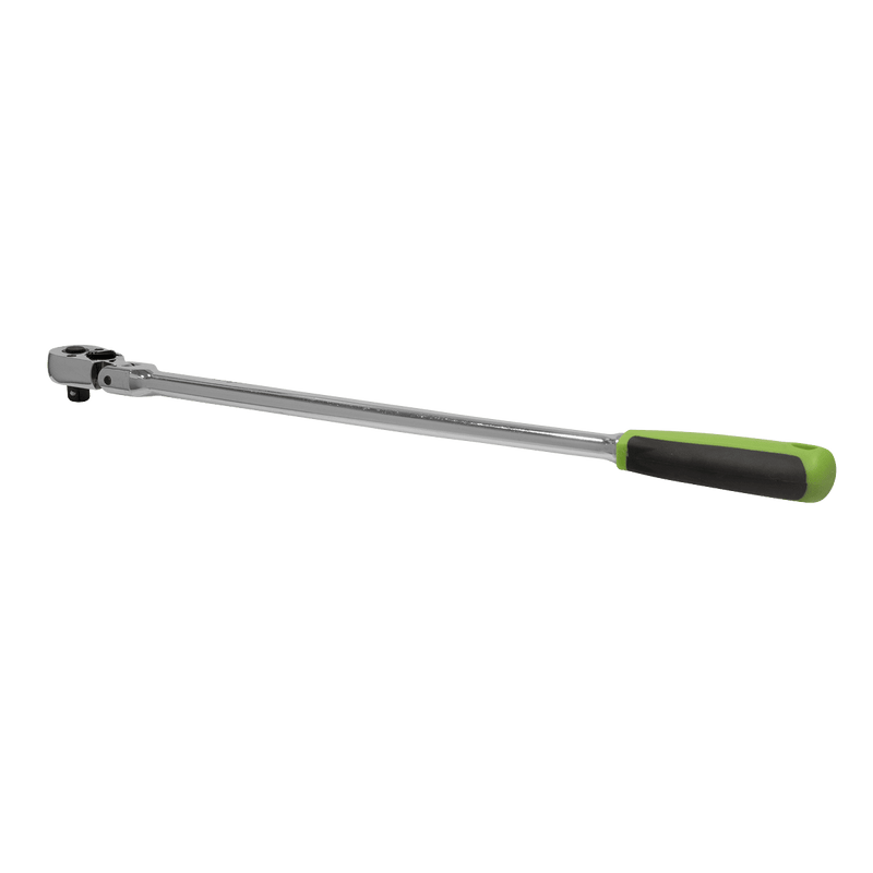 Sealey S01208 Ratchet Wrench 3/8"Sq Drive Extra - Long Flexi - Head Flip Reverse - S01208 - Sealey Tools UK - Trade Counter Direct