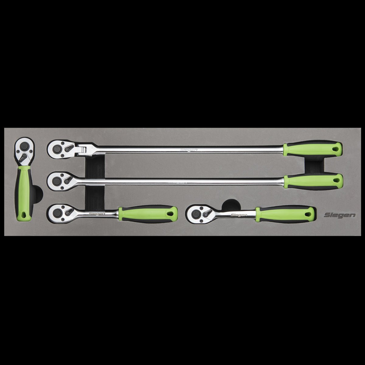 Sealey S01230 Ratchet Wrench Set 5pc 3/8"Sq Drive Flip Reverse - S01230 - Sealey Tools UK - Trade Counter Direct