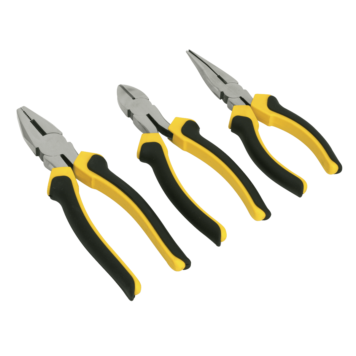 Sealey S0645 Comfort Grip Pliers Set 3pc - S0645 - Sealey Tools UK - Trade Counter Direct