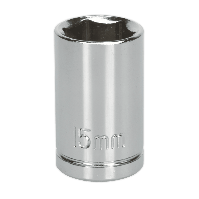 Sealey S0653 WallDrive® Socket 15mm 1/2"Sq Drive - S0653 - Sealey Tools UK - Trade Counter Direct