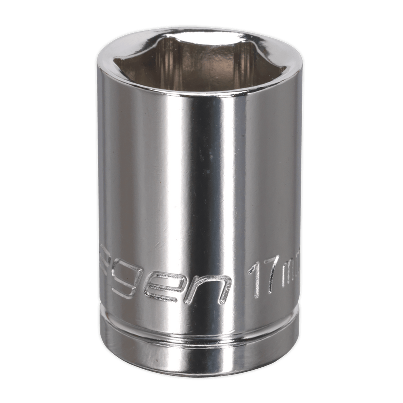 Sealey S0655 WallDrive® Socket 17mm 1/2"Sq Drive - S0655 - Sealey Tools UK - Trade Counter Direct