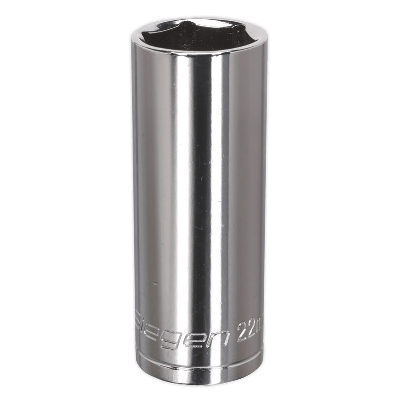 Sealey S0677 WallDrive® Socket 22mm Deep 1/2"Sq Drive - S0677 - Sealey Tools UK - Trade Counter Direct