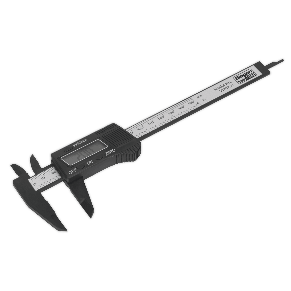 Sealey S0707 Digital Electronic Vernier Caliper 0 - 150mm(0 - 6") - S0707 - Sealey Tools UK - Trade Counter Direct