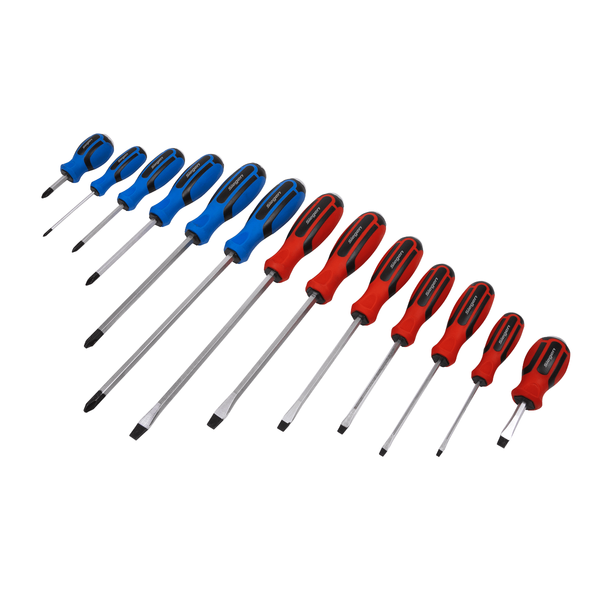 Sealey S0754 Screwdriver Set 13pc Hammer - Thru - S0754 - Sealey Tools UK - Trade Counter Direct