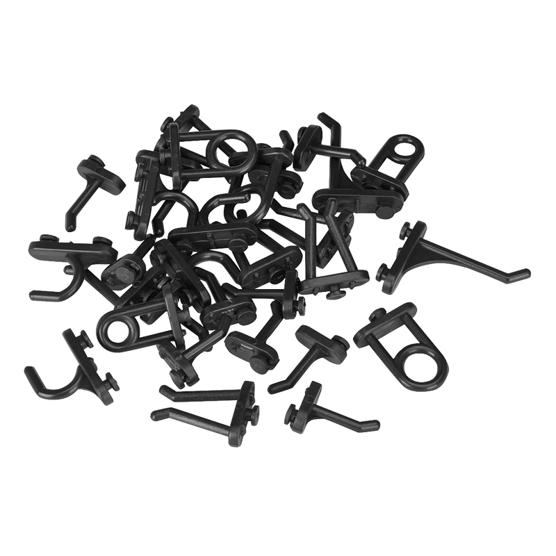 Sealey S0766 Hook Assortment for Composite Pegboard 30pc - S0766 - Sealey Tools UK - Trade Counter Direct