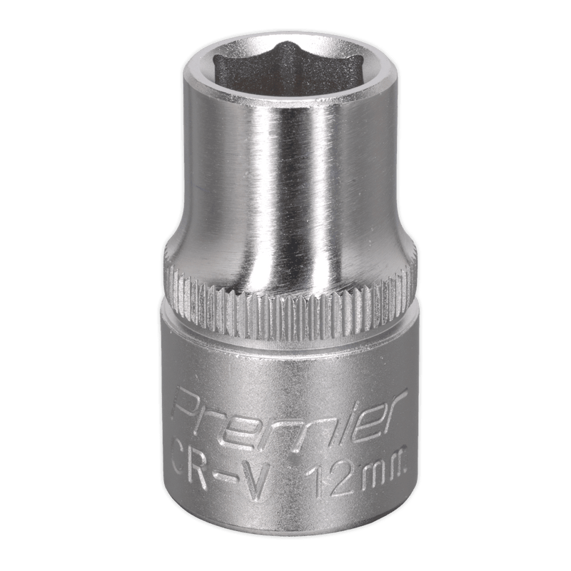 Sealey S1212 WallDrive® Socket 12mm 1/2"Sq Drive - S1212 - Sealey Tools UK - Trade Counter Direct